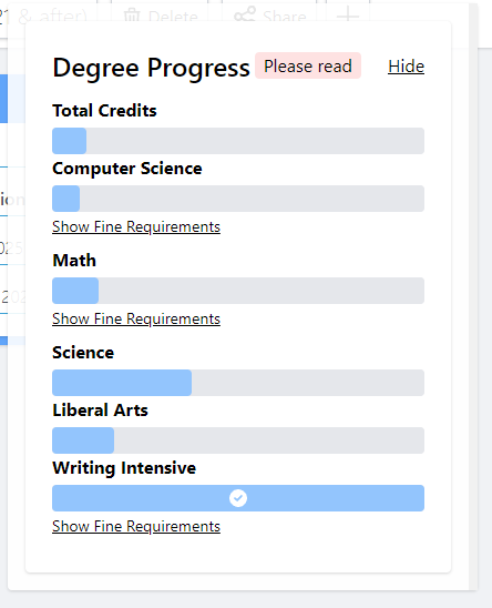 Info Menu